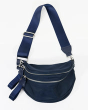 Load image into Gallery viewer, Zippered Belt Bag by Grace &amp; Lace - Navy