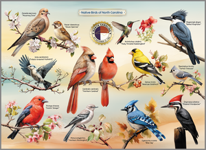 Native Birds of North Carolina Jigsaw Puzzle