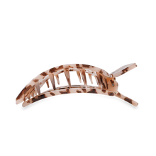 Load image into Gallery viewer, Large Teleties Flat Square Hair Clip - Blonde Tortoise