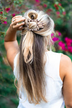 Load image into Gallery viewer, Large Teleties Flat Square Hair Clip - Blonde Tortoise