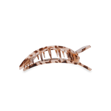 Load image into Gallery viewer, Medium Teleties Flat Square Hair Clip - Blonde Tortoise