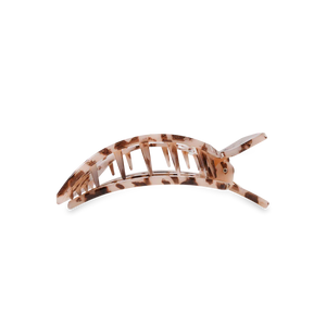 Medium Teleties Flat Square Hair Clip - Blonde Tortoise