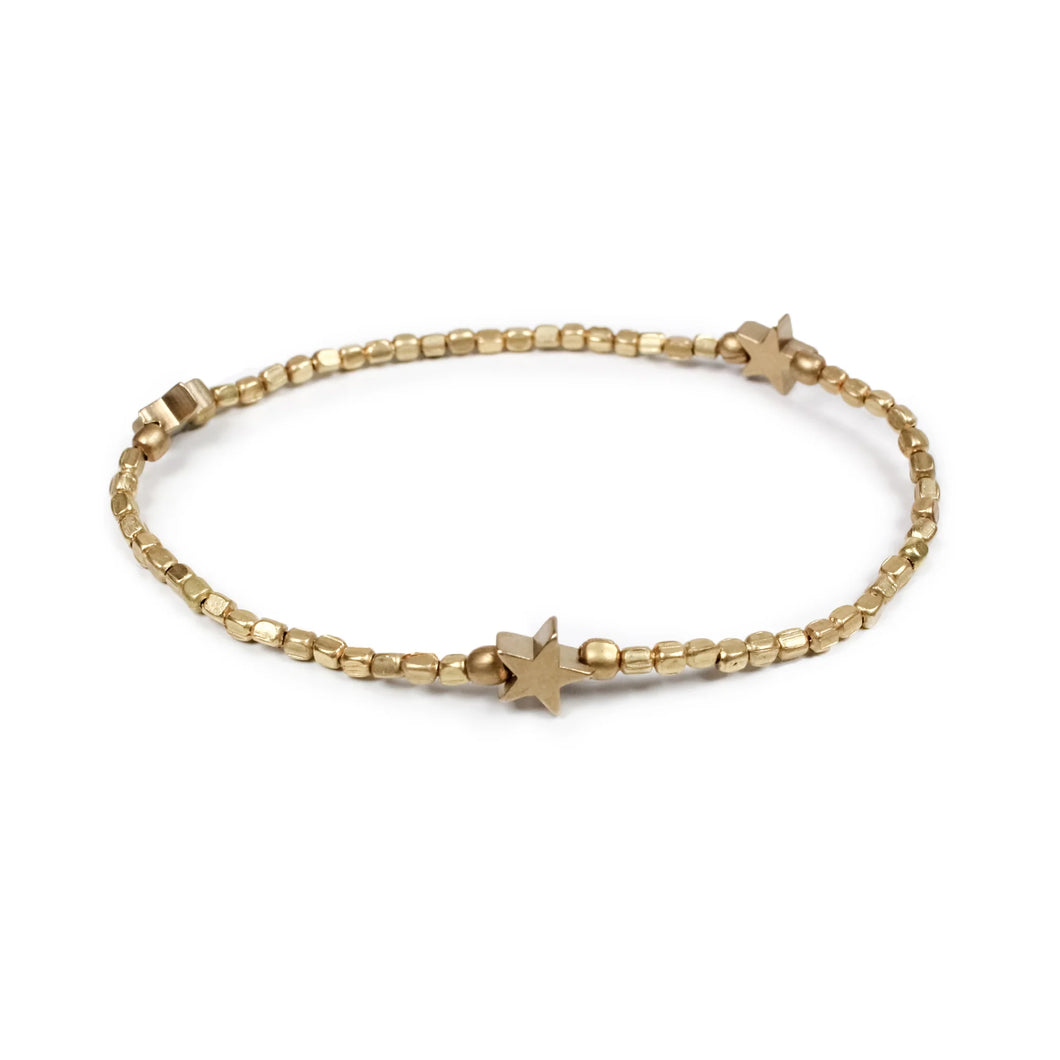 Love Is Project Gia Golden Star Bracelet
