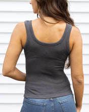 Load image into Gallery viewer, Grace &amp; Lace Brami Tank - Scoop Neck {Dark Grey}