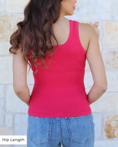 Grace & Lace Brami Tank - Watermelon *Hip Length*
