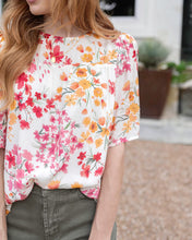 Load image into Gallery viewer, Grace &amp; Lace Brooklyn Flowy Blouse in Floral