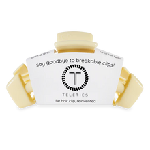 Load image into Gallery viewer, Large Teleties Classic Hair Clip - Butter Yellow