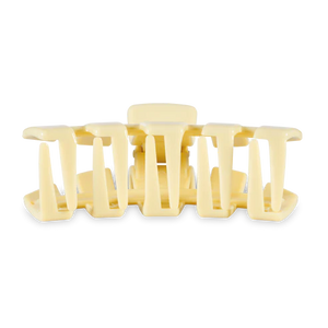 Large Teleties Classic Hair Clip - Butter Yellow