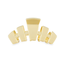 Load image into Gallery viewer, Medium Teleties Classic Hair Clip - Butter Yellow