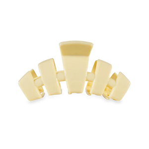 Medium Teleties Classic Hair Clip - Butter Yellow