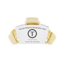 Load image into Gallery viewer, Medium Teleties Classic Hair Clip - Butter Yellow