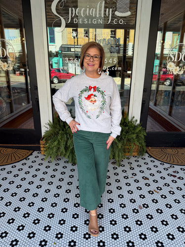 🎀 Coquette Santa Pullover