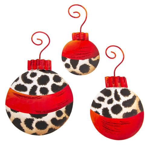 RTC Ornament - Round Leopard *3 Sizes*