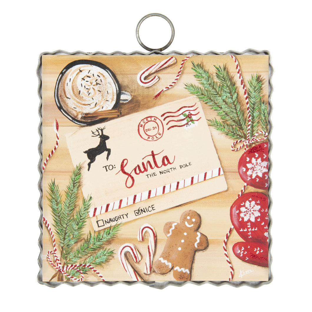 RTC Mini Gallery Charm - Letters to Santa