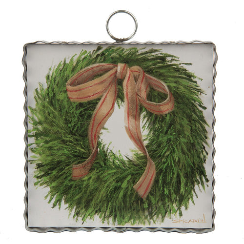 RTC Mini Gallery Charm - Cedar Wreath