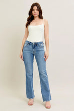 Load image into Gallery viewer, Judy Blue Mid Rise Vintage Wash Boot Cut Destroy Hem Jean *Regular &amp; Curvy*