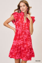 Load image into Gallery viewer, Amya Floral Midi Dress - Red Mix