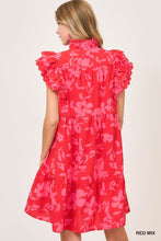 Load image into Gallery viewer, Amya Floral Midi Dress - Red Mix