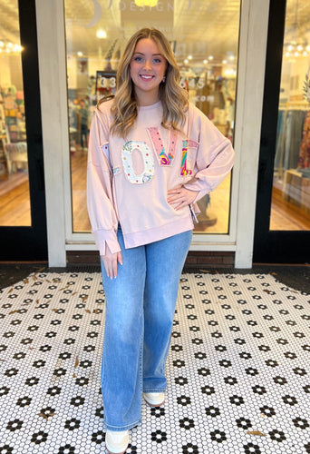 LOVE me Pretty Top by Easel - Blush