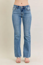 Load image into Gallery viewer, Judy Blue Mid Rise Vintage Wash Boot Cut Destroy Hem Jean *Regular &amp; Curvy*