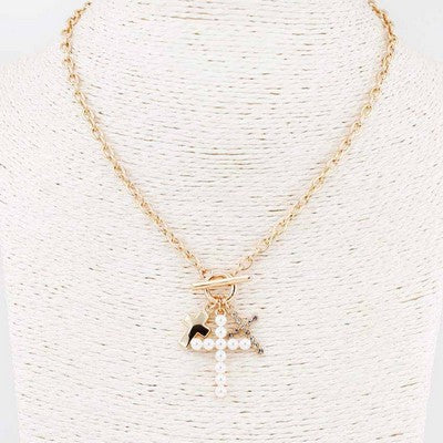 Meghan Browne Cam Necklace - Gold