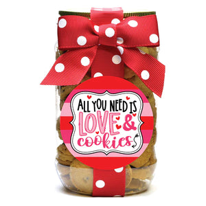 Oh, Sugar! "All You Need is Love & Cookies" Pint Jar