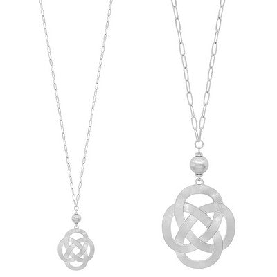 Meghan Browne Chip Necklace - Silver