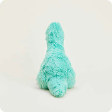 Load image into Gallery viewer, Teal Long Neck Dino Warmie 15"