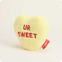 Load image into Gallery viewer, Sweethearts Yellow UR SWEET Heart Warmie