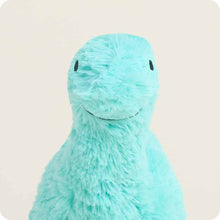 Load image into Gallery viewer, Teal Long Neck Dino Warmie Junior