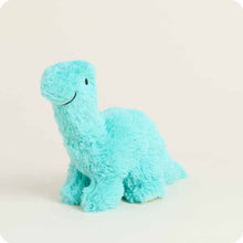 Load image into Gallery viewer, Teal Long Neck Dino Warmie Junior