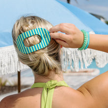 Load image into Gallery viewer, Large Cabana Cutie Teleties Flat Round Clip
