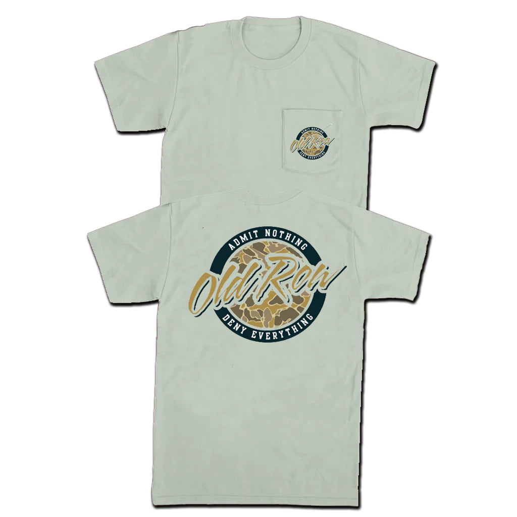 Old Row Camo Circle Pocket Tee