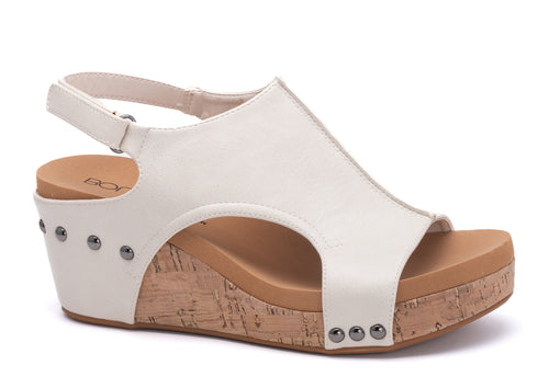 Corkys Carley Wedge - Cream