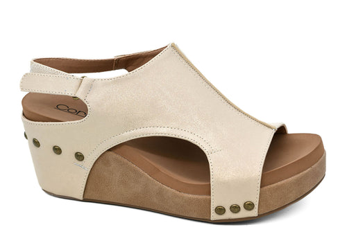 Corky's Carley Wedge - Washed Gold Combo