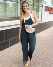 Load image into Gallery viewer, Grace &amp; Lace Casual Everyday Jumpsuit - Deep Sea