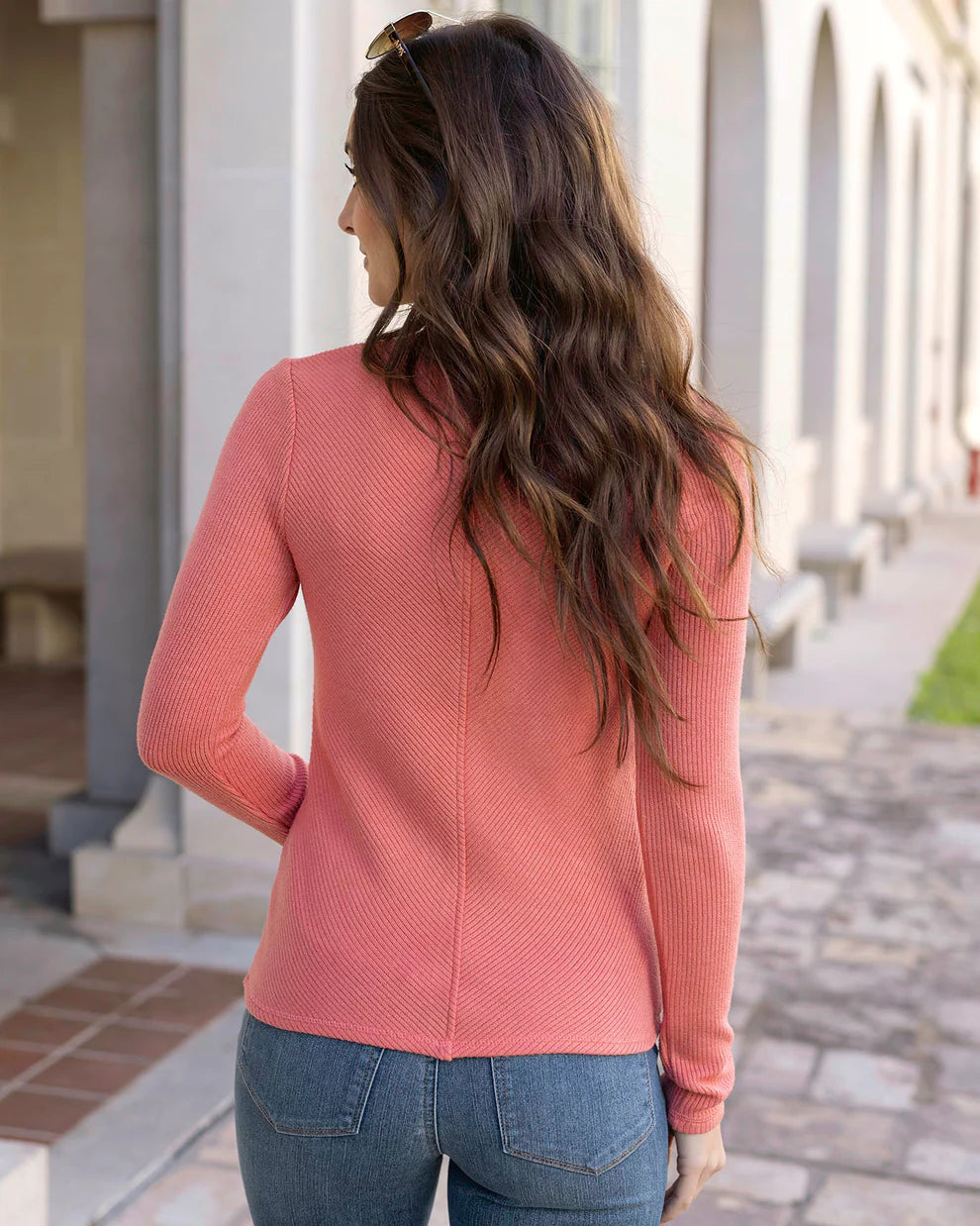 Grace & Lace, Chic Spring Ribbed Sweater