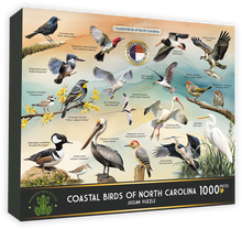 Load image into Gallery viewer, Coastal Birds of North Carolina Jigsaw Puzzle