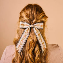 Load image into Gallery viewer, The Darling Effect Cottage Crush Hair Bow - Cream