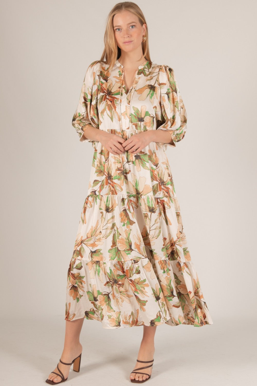Iris Floral Maxi Dress