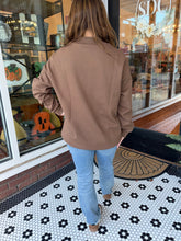 Load image into Gallery viewer, Word Warrior - Reversible Sweatshirt - THANKFUL &amp; BLESSED - Mocha Brown