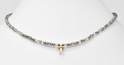 Meghan Browne Darcy Necklace - Gray Multi