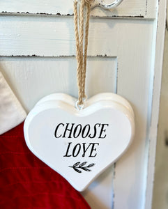 Ceramic Heart Ornament