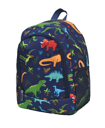 Navy Dinosaur Backpack
