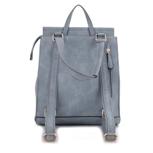 Stitched Convertible Backpack - Taupe