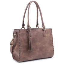 Load image into Gallery viewer, Ansley Concealed Carry Satchel Handbag