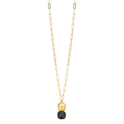 Meghan Browne Dome Necklace - Black Diamond