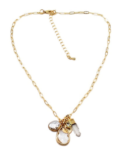 Meghan Browne Door Necklace - Gold