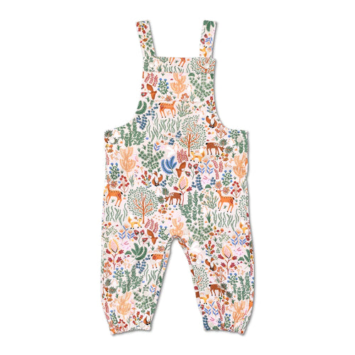 Apple Park Bamboo Overalls - Boho Woodland