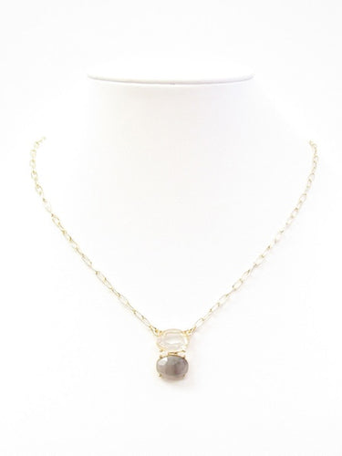 Meghan Browne Dulla Necklace - Lab Clear